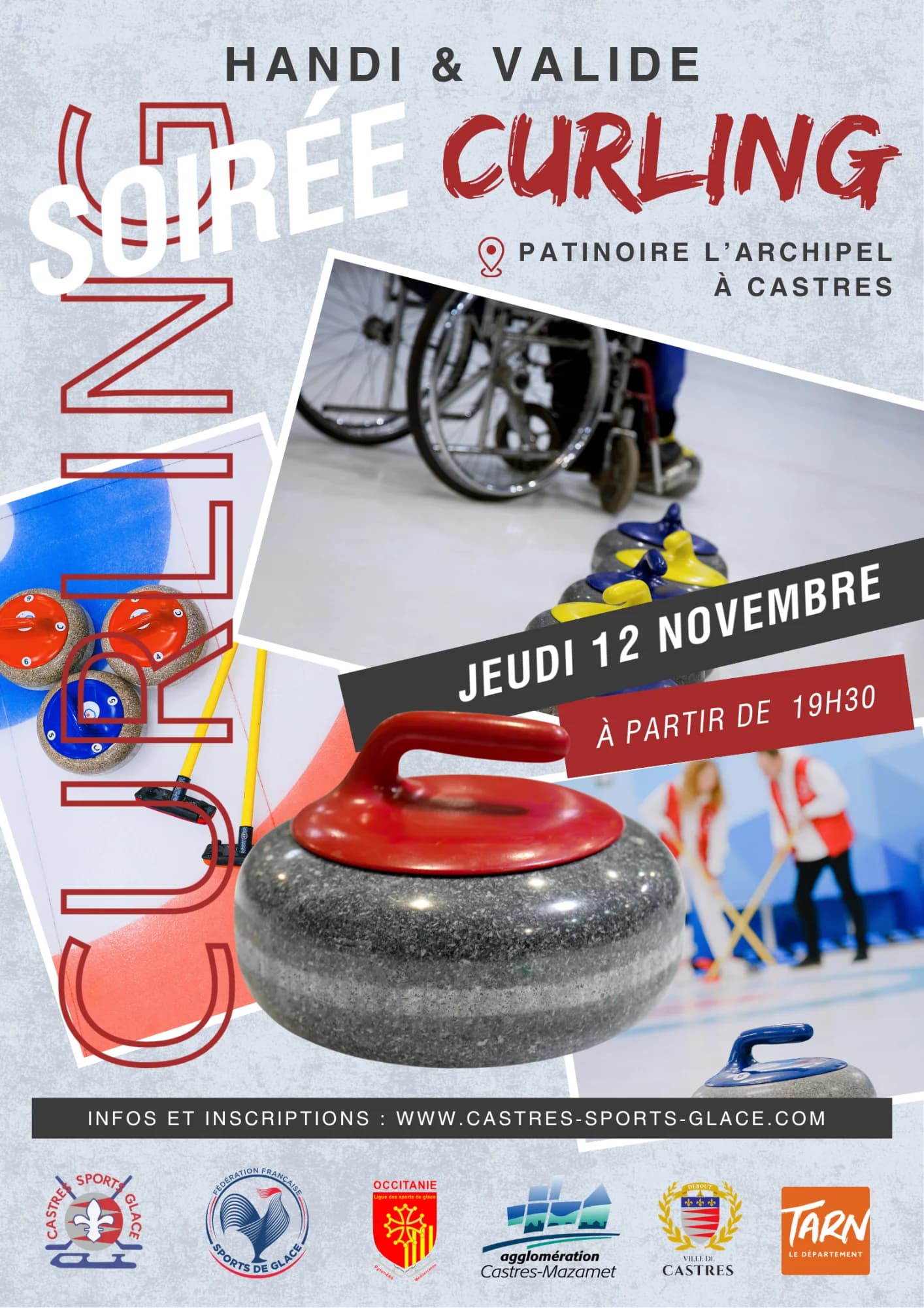 Image principale de Soirée Curling (Handi et Valide)